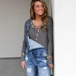 💥NWT💥♡Free People Thermal Henley♡